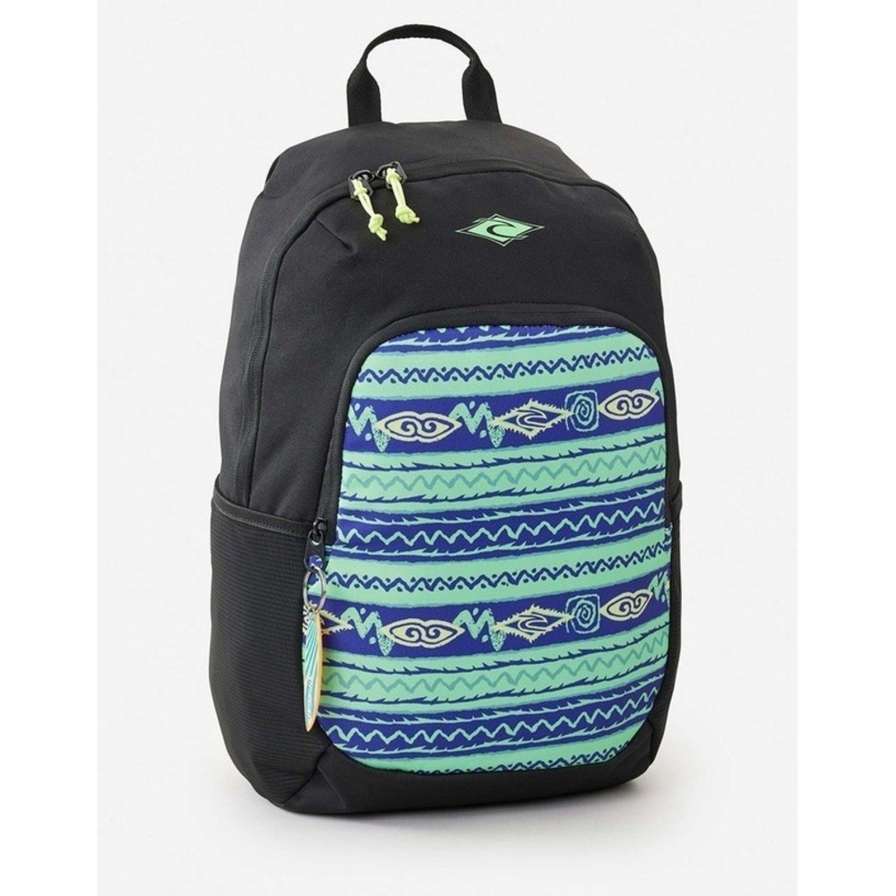 Rip Curl Ozone Cool Raw Energy 30L Backpack Black Green Laptop School NWT